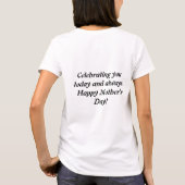 Stijlvolle Happy Moederdag T-shirt (Achterkant)