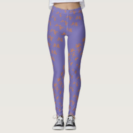 Stijlvolle Happy Thanksgiving-tekst in patroon Leggings