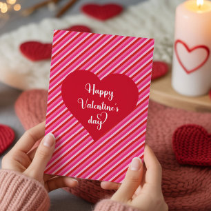Stijlvolle Hartjes Valentijnsdag Valentijnskaart Feestdagenkaart
