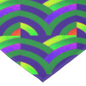 stijlvolle hedendaagse groene/blauwe krijt tafelkleed (Gekanteld)