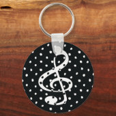 Stijlvolle, hedendaagse wieksteenvlekken sleutelhanger (Voorkant)