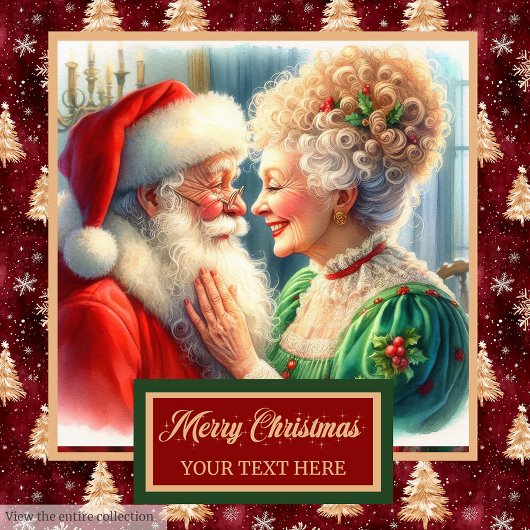 Stijlvolle heer en mevrouw Claus Rode feestelijke Bad Handdoek