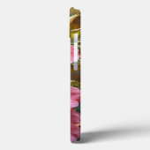 Stijlvolle heldere bloemrijke roze esthetische nat Case-Mate iPhone case (Achterkant / Links)