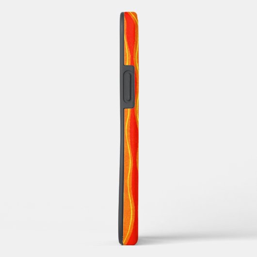 stijlvolle, heldere Oranje stripes telefoontas Case-Mate iPhone Case (Achterkant / Rechts)