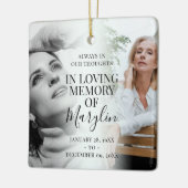 Stijlvolle herinnering voor het liefhebben van de  keramisch ornament (Links)