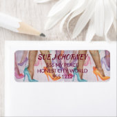 STIJLVOLLE HOGE HAK SCHOENEN ETIKET (Insitu)