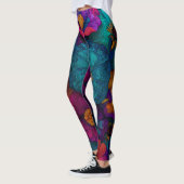Stijlvolle hoge taille dameslegging leggings (Links)