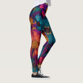 Stijlvolle hoge taille dameslegging leggings (Rechts)