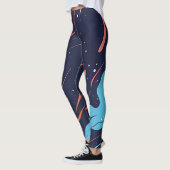 Stijlvolle hoge taille damesleggings leggings (Links)