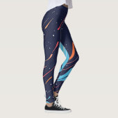 Stijlvolle hoge taille damesleggings leggings (Rechts)