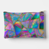 Stijlvolle holografische chic faux goud geometrisc etui (Achterkant)