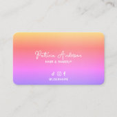 Stijlvolle Holografische Lash Salon of Spa Loyalty Visitekaartje (Voorkant)