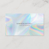 Stijlvolle holografische Studio Manager Visitekaartje (Voorkant)
