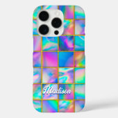 Stijlvolle holografische trendy faux goud geometri Case-Mate iPhone case (Achterkant)