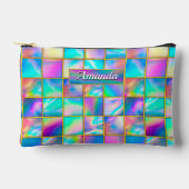 Stijlvolle holografische trendy faux goud geometri etui (Voorkant)