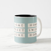 Stijlvolle Home Sweet Home Mok (Voorkant rechts)