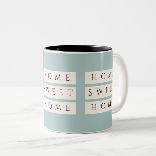 Stijlvolle Home Sweet Home Mok (Voorkant rechts)