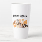 Stijlvolle hond mama latte mok (Voorkant)