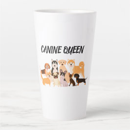 Stijlvolle hond mama latte mok