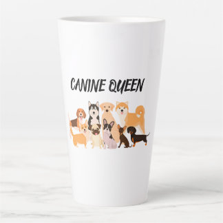 Stijlvolle hond mama latte mok