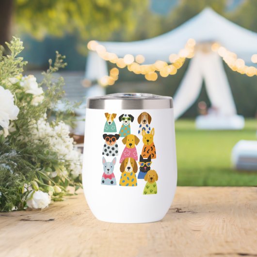 Stijlvolle honden Grappig Pet Lover Gift (Bruiloft (Gedraaid) )