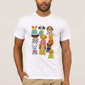 Stijlvolle honden Grappig Pet Lover Gift T-shirt (Voorkant)