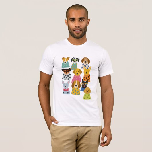Stijlvolle honden Grappig Pet Lover Gift T-shirt (Voorkant volledig)