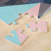 Stijlvolle hondenportret bernese berg legpuzzel (Zijkant)