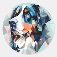 Stijlvolle hondenportret bernese berg
