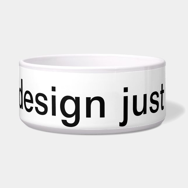 stijlvolle hondenschaal voerbakje (Voorkant)