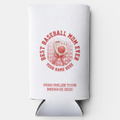 Stijlvolle HONKBAL MAM Custom Name Moederdag Seltzer Blikjeskoeler (Voorkant)