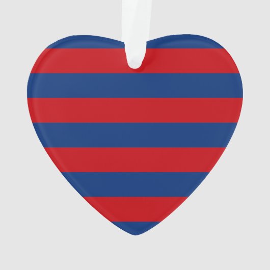 Stijlvolle HOP CALM EN Jouw tekst op strepen Ornament (achterkant)