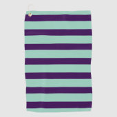 Stijlvolle Horizontale Strepen Golf Handdoek Gift (Voorkant)