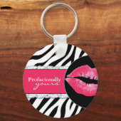 Stijlvolle hot Lips-Sleutelhanger Sleutelhanger (Voorkant)