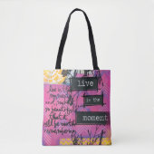 Stijlvolle Hot Pink Tote Bag (Voorkant)