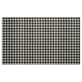 Stijlvolle Houndstooth Zwart Wit Geometrisch Stof (Fat Quarter)