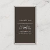 Stijlvolle houtextuur Modern look Visitekaartje (Achterkant)