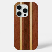 Stijlvolle houtnerf effect Case-Mate iPhone case (Achterkant)