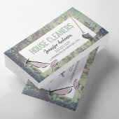 Stijlvolle huisreiniger visitekaartje