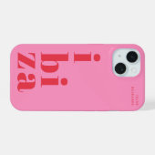 Stijlvolle Ibiza iPhone 15 Case (Achterkant horizontaal)