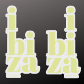 Stijlvolle Ibiza Spanje Sticker