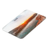 Stijlvolle Ibiza Spanje zonsondergang Magneet (Linkerzijde)