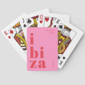 Stijlvolle Ibiza-speelkaarten Pokerkaarten (Achterkant)