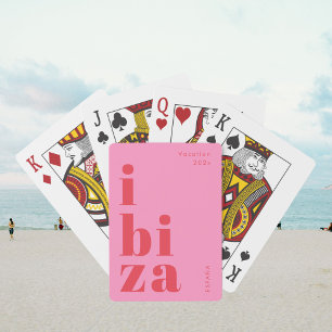 Stijlvolle Ibiza-speelkaarten Pokerkaarten