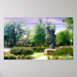 Stijlvolle IJzerfinale op Matte Canvas Poster