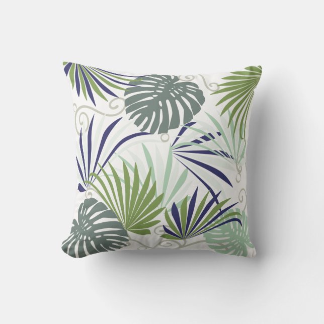 Stijlvolle illustratie populaire planten kussen (Voorkant)