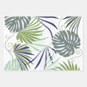 Stijlvolle illustratie van populaire planten binne inpakpapier vel (Voorkant 2)