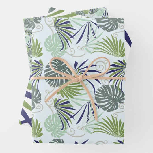 Stijlvolle illustratie van populaire planten binne inpakpapier vel (In situ)