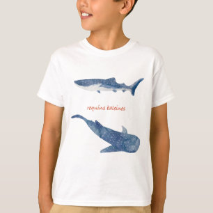 Stijlvolle illustratie van walvishaai t-shirt
