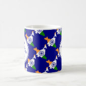 Stijlvolle INDIA Blessed Nation Monogram Cadeau Koffiemok (Center)